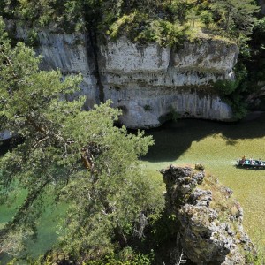 Descente des Gorges du tarn en barque avec les bateliers de La Malène